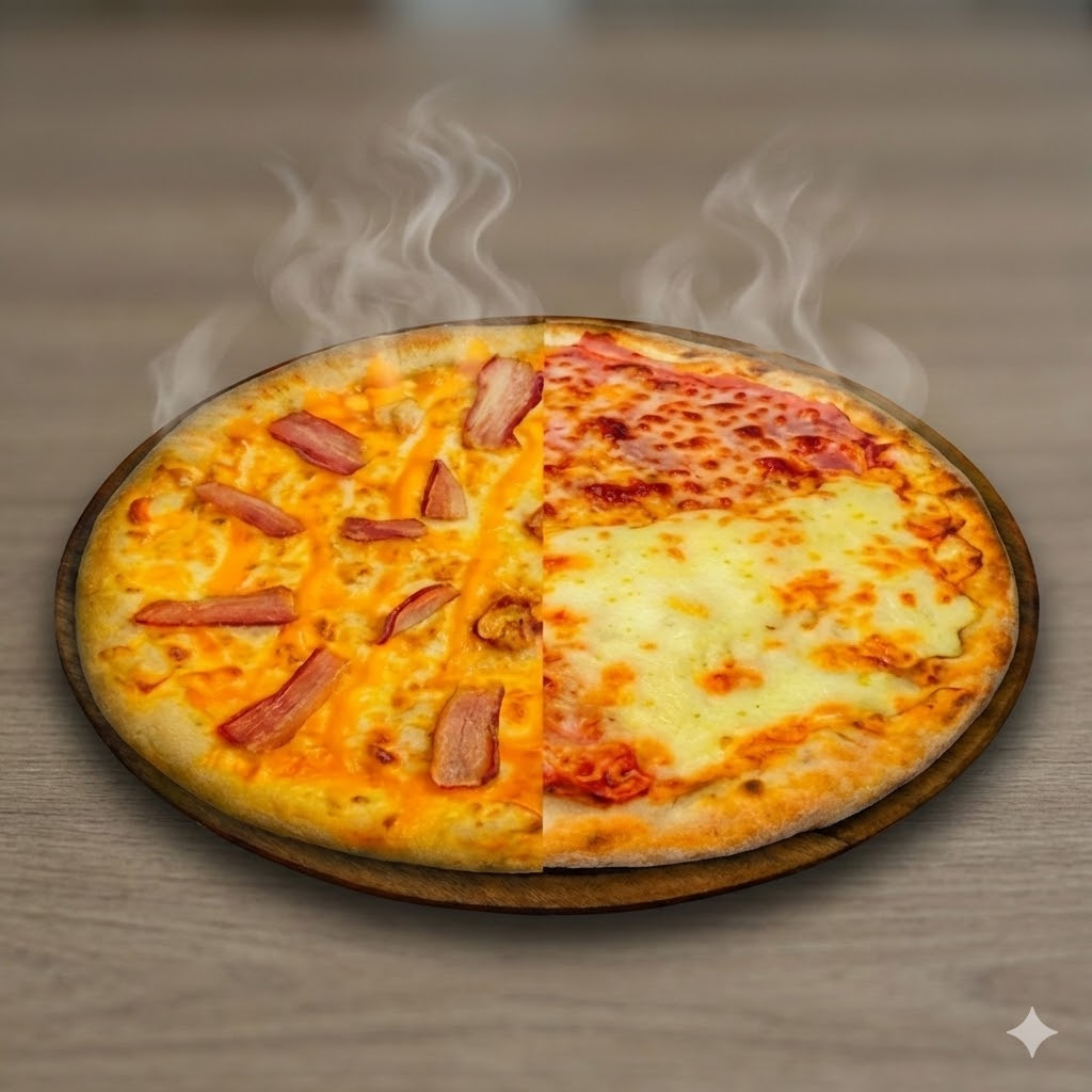 Pizza Gigante (2 Sabores)